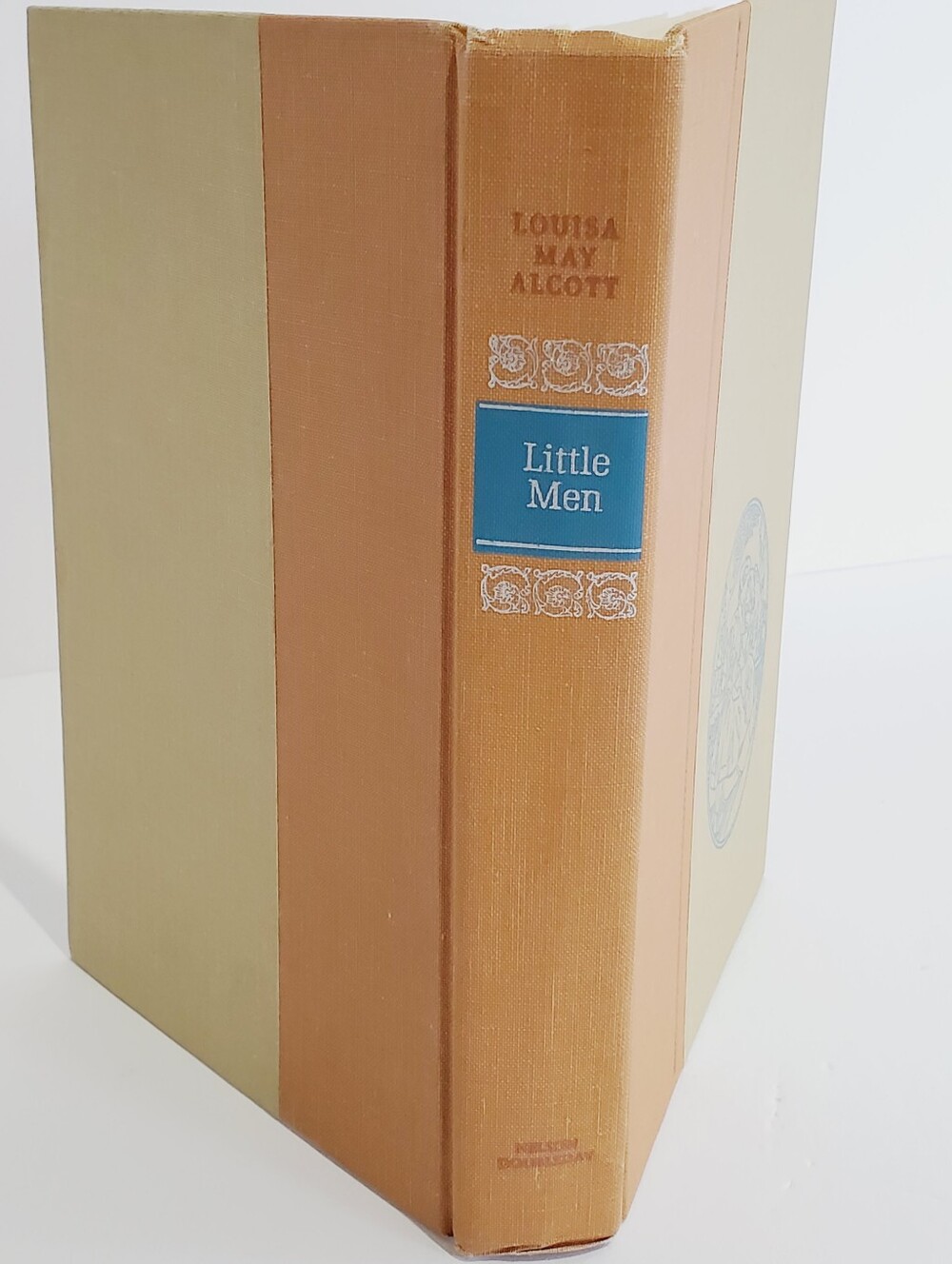 Little Men Hardcover Book Lisa May Alcott 1955 Nelson Doubleday - Picture 3 of 9